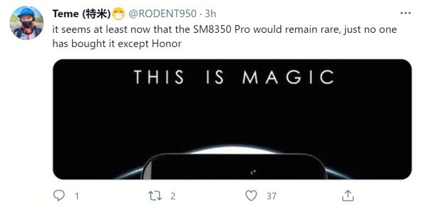 Honor Snapdragon 888 Pro