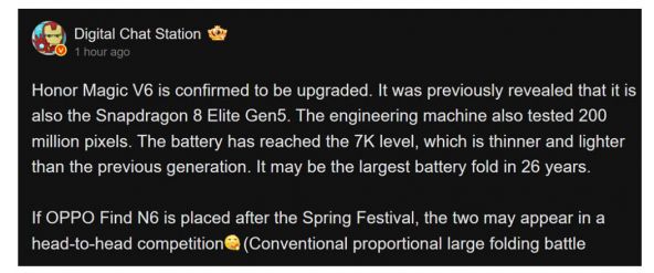 HONOR Magic V6