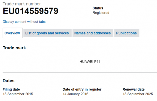 Huawei P11