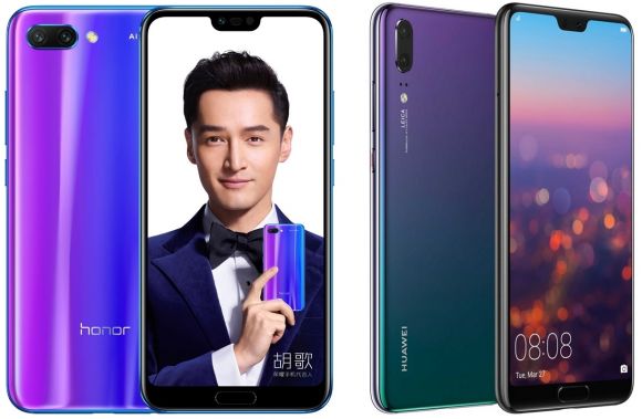 Honor 10 Vs P20