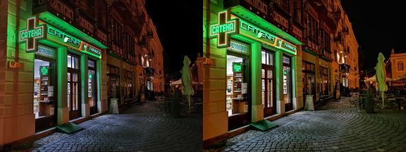 Night Mode off și on