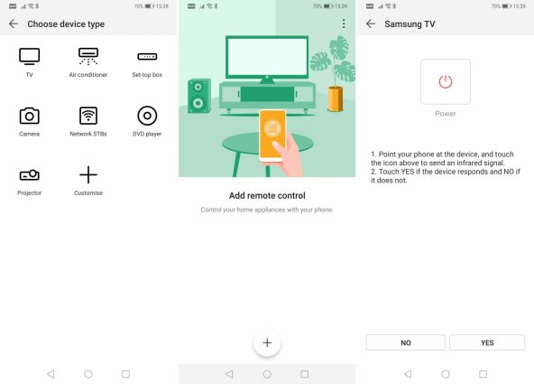 Smart remote Huawei Mate 20 Pro