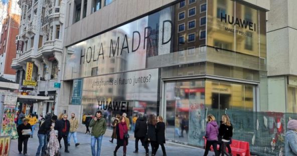 Huawei Space Store în Madrid