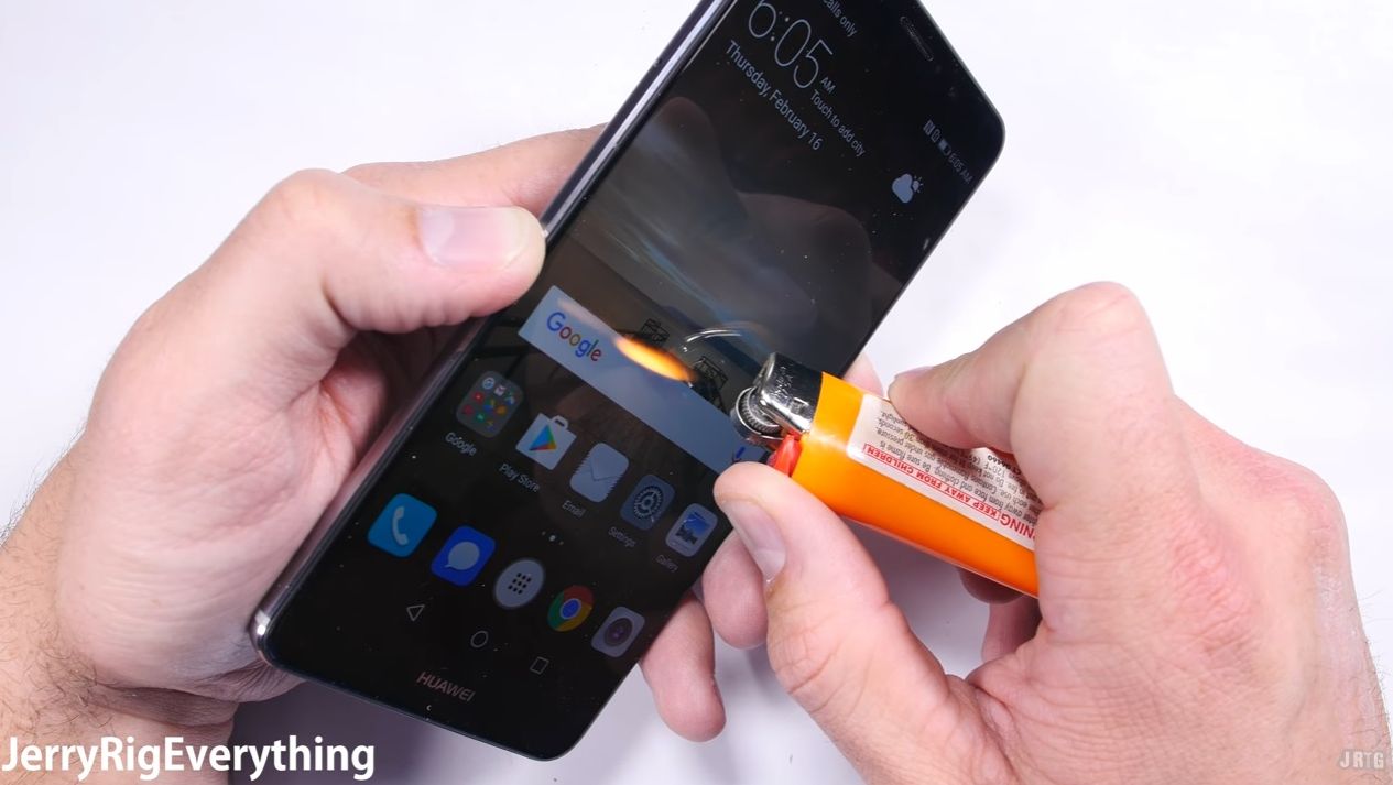 Huawei Mate 9 test rezistenta