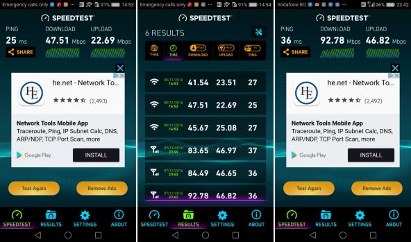 Speedtest Huawei Nova