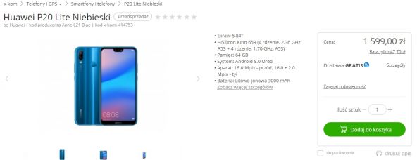 Huawei P20 Lite
