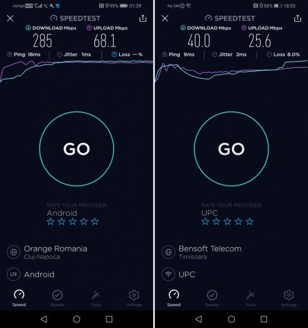 Huawei P30 Lite Speedtest (Ookla)