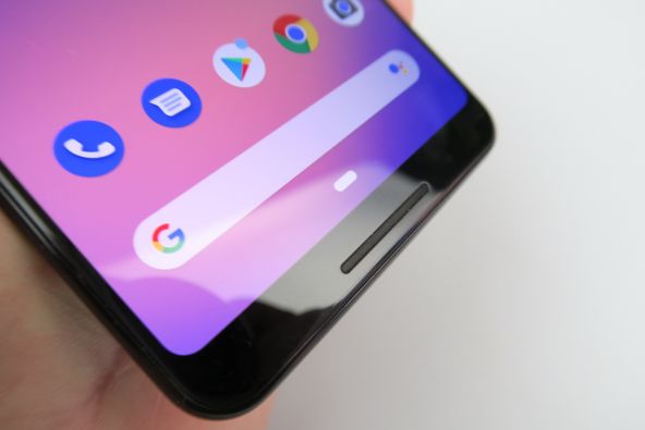 Google Pixel 3 XL, putere volum difuzor jos