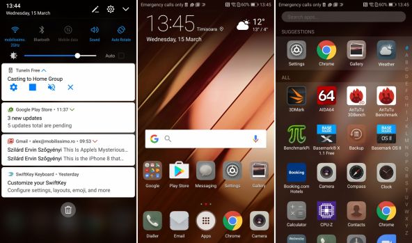Interfata grafica Huawei P10 Plus