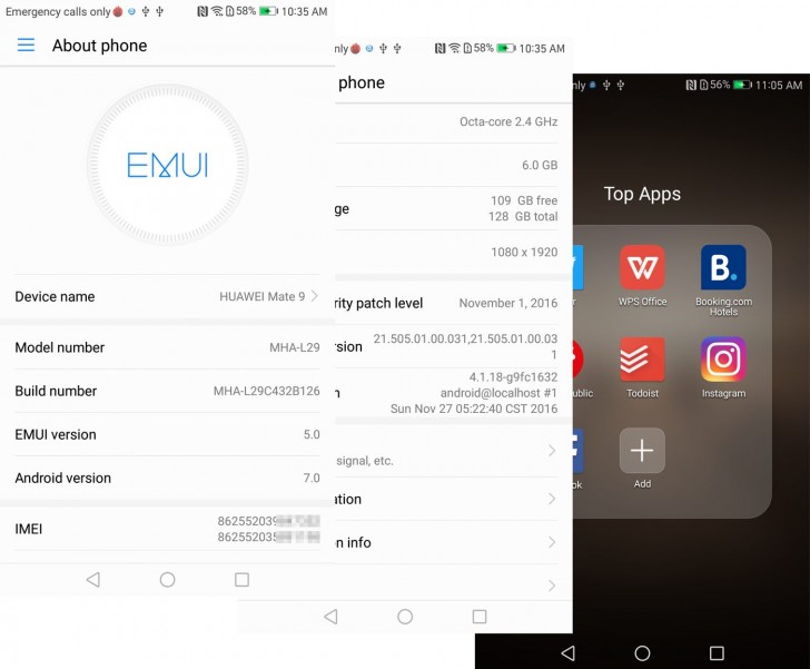 Huawei Mate 9 6 GB RAM