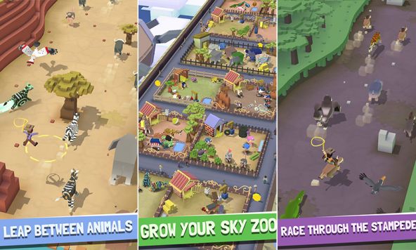 Review Rodeo Stampede: Sky Zoo Safari, joc prezentat pe telefonul Huawei P9 Lite
