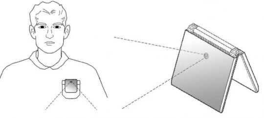 Brevet smartphone pliabil LG
