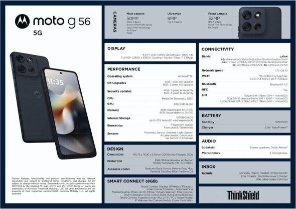 Moto g56