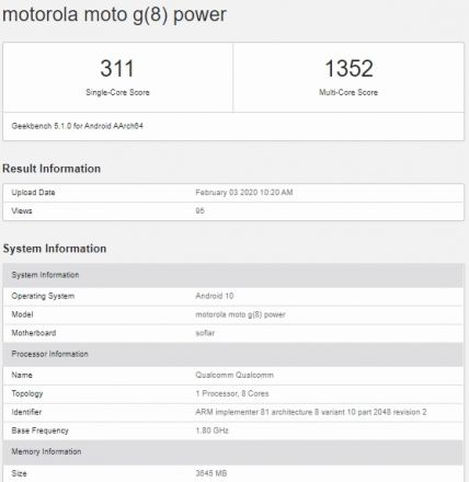 Moto G8 Power