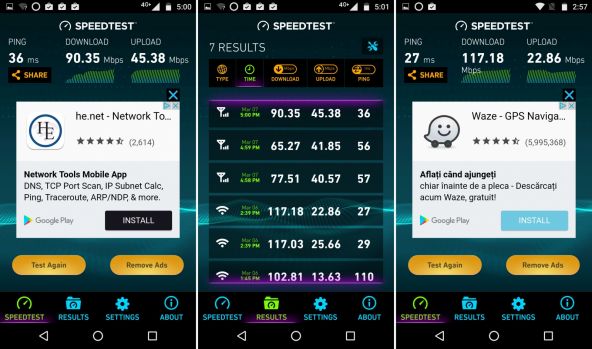 Speedtest Motorola Moto Z Play