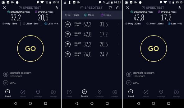 Speedtest Nokia 1 (Ookla)