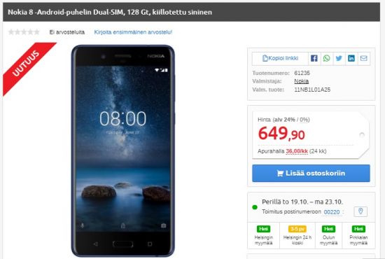 Nokia 8