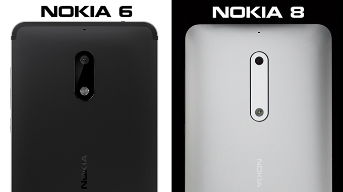Nokia 6 vs Nokia 8