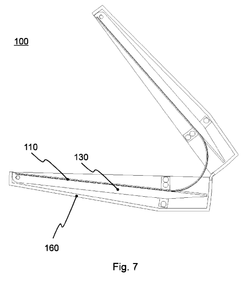 Brevet smartphone pliabil