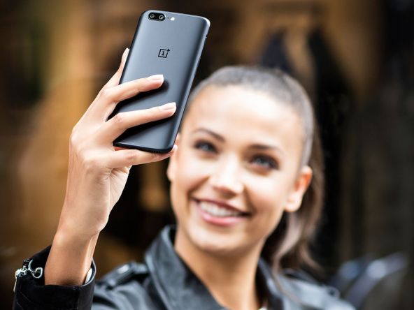 Camera selfie OnePlus 5T