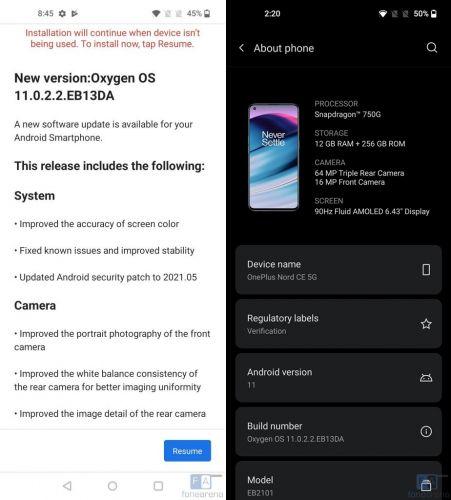 OnePlus Nord CE 5G