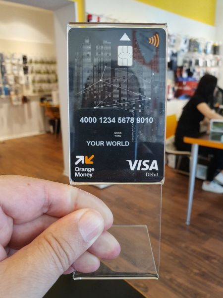 Card de debit Visa Orange Money Platinium