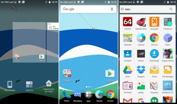 Interfata grafica Orange Dive 71 (OS & UI)