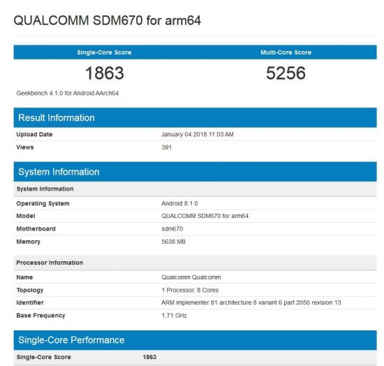 Qualcomm Snapdragon 670