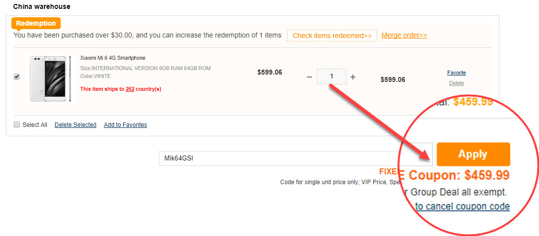 Xiaomi Mi 6 are un preţ excelent pentru un flagship de an 2017, iar GearBest vă oferă şi un discount extra de 10 dolari prin cupon