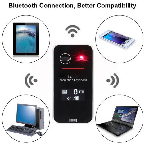 Tastatura cu proiectie laser