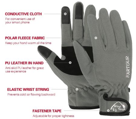 Manusi pentru touchscreen