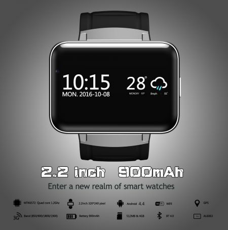Makibes DM98 3G Smart Watch Phone