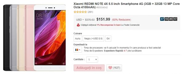 Xiaomi Redmi Note 4s