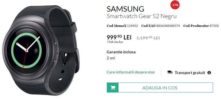 Samsung Gear S2 Sport