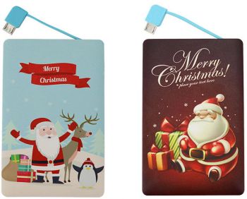 Baterii externe cu motiv de Crăciun