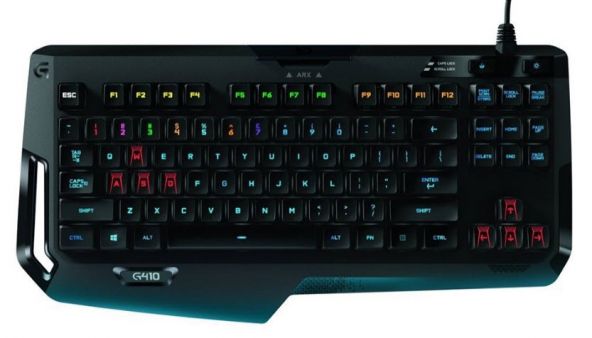 Tastatură gaming mecanică Logitech G410, iluminată, Negru