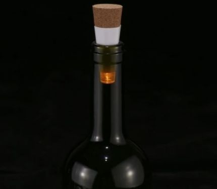 Dop sticlă de vină cu LED