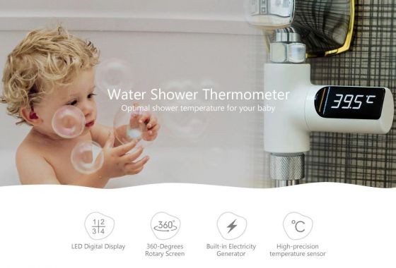 Display LED temperatura dus