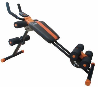 Aparat fitness AB Dual trainer Kondition cu computer, Portocaliu