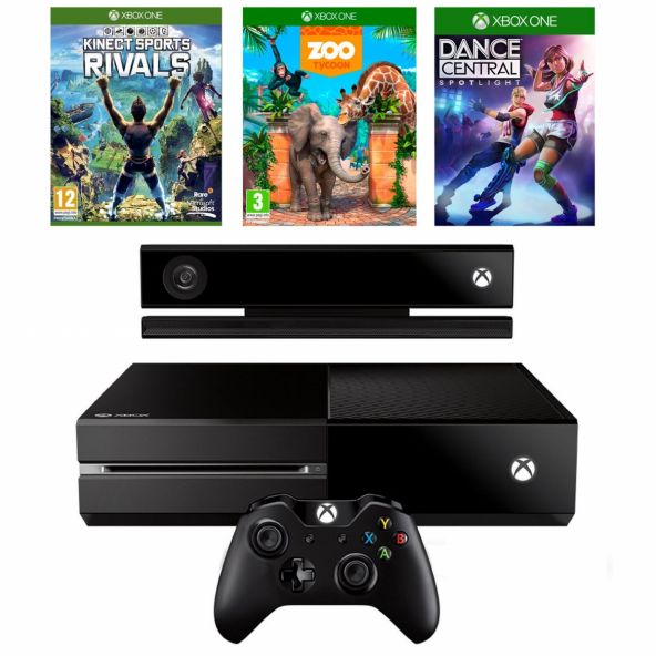 Xbox One 500 GB + Kinect + jocuri