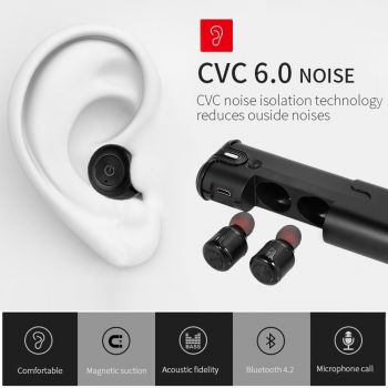 A2 Dual TWS True Wireless Bluetooth Headphones