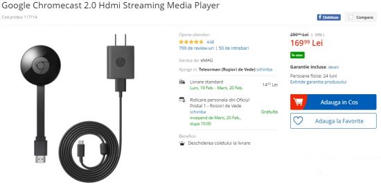 Google Chomecast 2.0