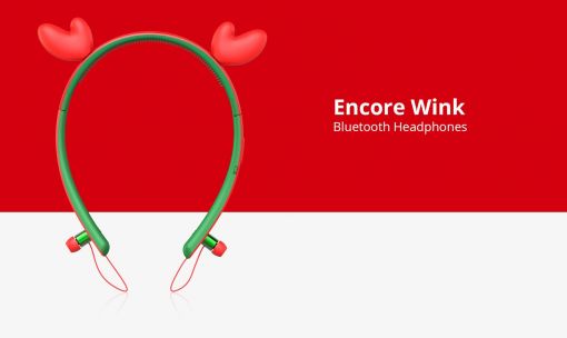 Tronsmart Encore Wink Bluetooth Headphones with LED Light - Red & Green