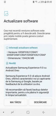 Galaxy S8 Oreo