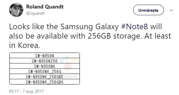 Variante Note 8