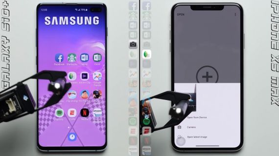 Galaxy S10+ vs iPhone XS MAX