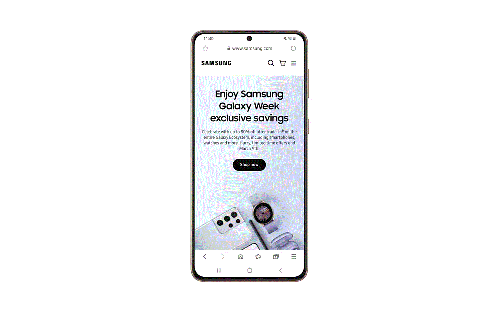 Samsung Internet 14.0 Beta
