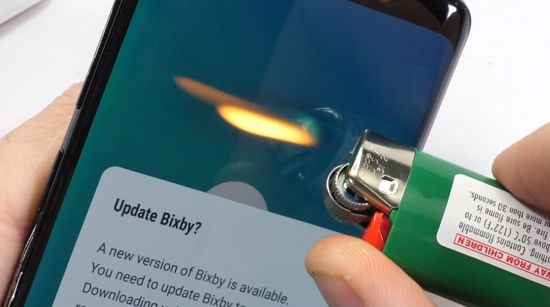 Test rezistenta Galaxy S9
