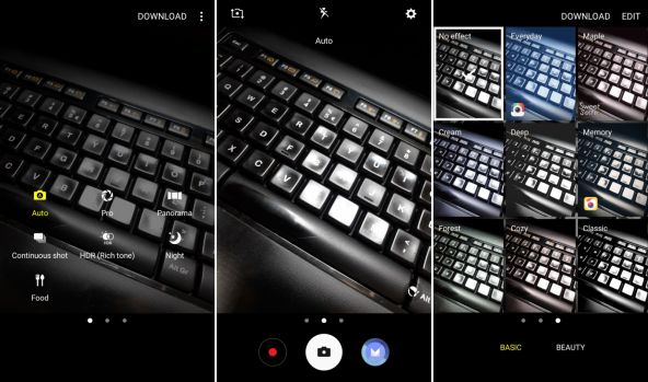 Interfata grafica Galaxy A3 (2017)