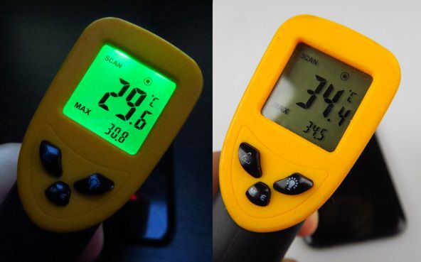 Test termic Samsung Galaxy A3 (2017)